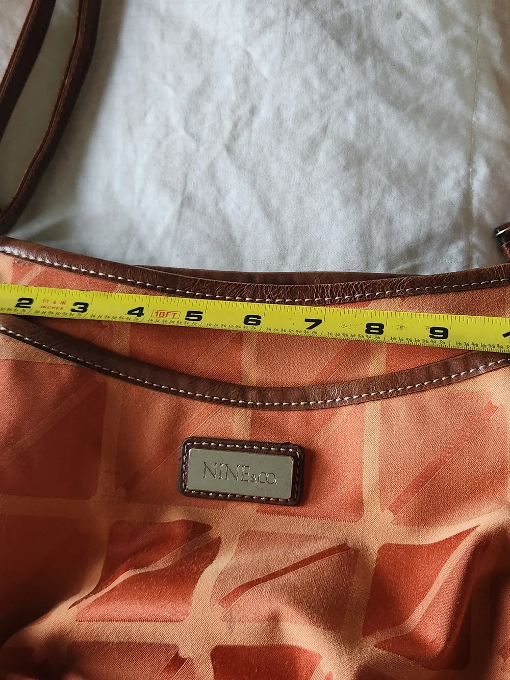 Nine West Orange Crossbody Bag